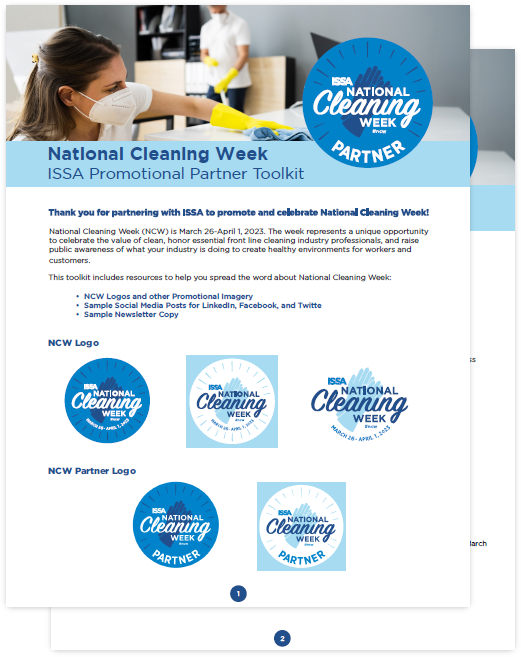 National Cleaning Week ISSA Promotional Tool kit